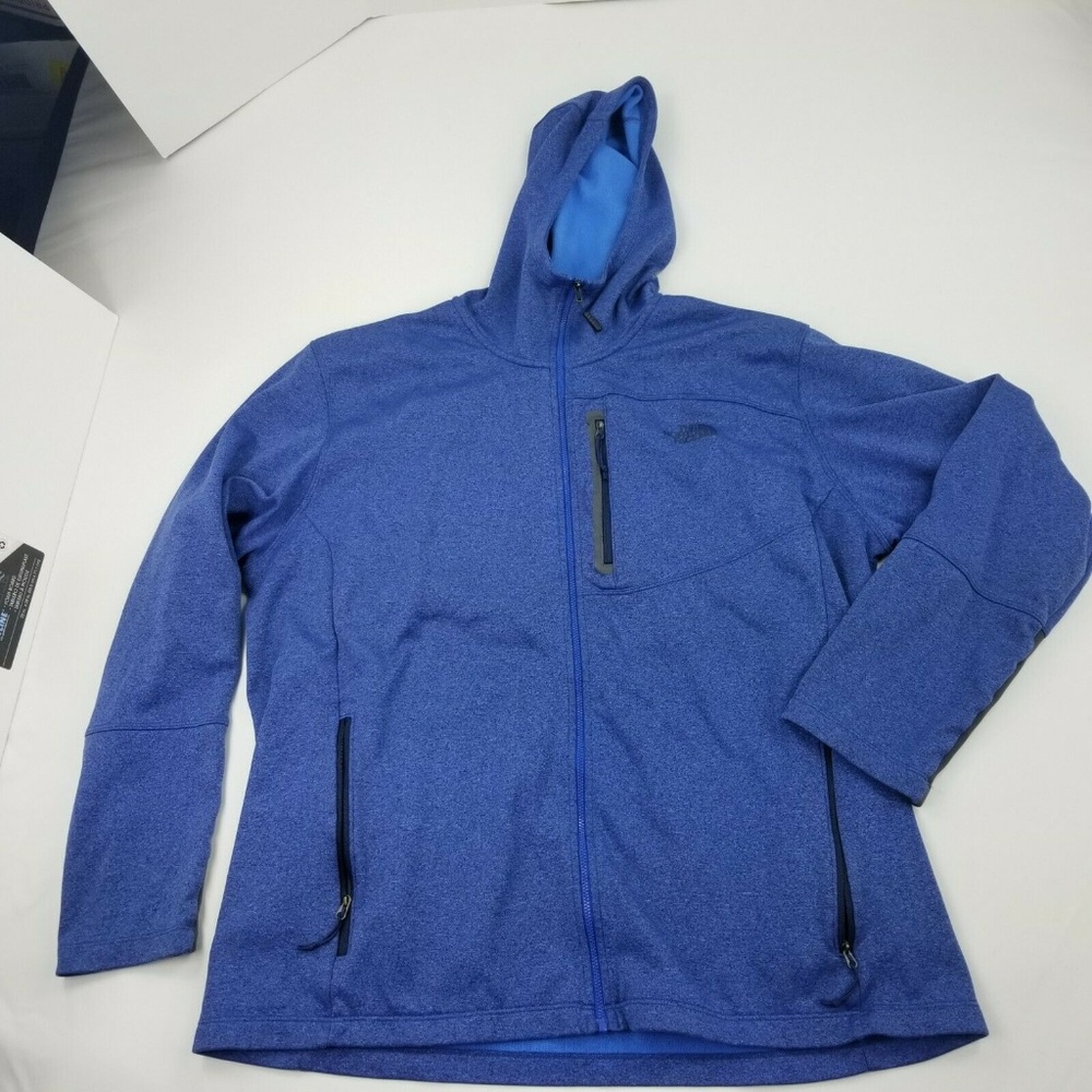 The North Face Men's 2XL XXL Hoodie Zip Front Blue